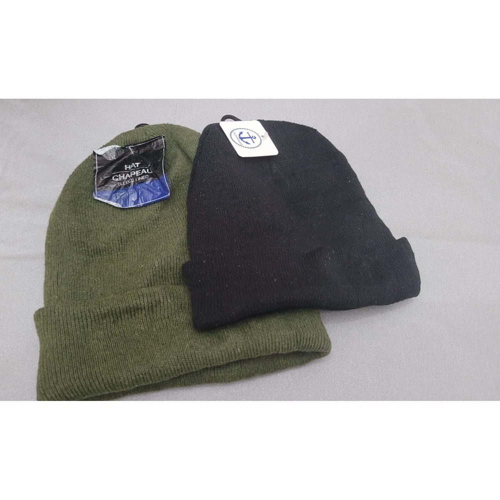 TWO Beanies Rugged Wear And‎ Yacht & Smith, One Size Winter Hats, Two Boggings